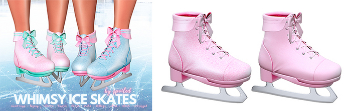 Spoiled - Whimsy Ice Skates Dolly Pink
