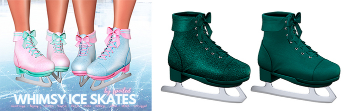 Spoiled - Whimsy Ice Skates Emerald