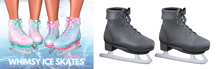 Spoiled - Whimsy Ice Skates Grey