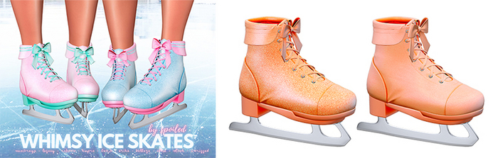 Spoiled - Whimsy Ice Skates Orange