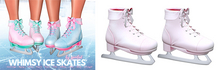 Spoiled - Whimsy Ice Skates Plush Pink