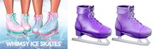 Spoiled - Whimsy Ice Skates Purple