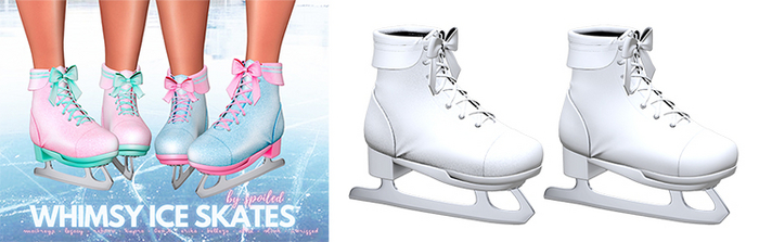 Spoiled - Whimsy Ice Skates White