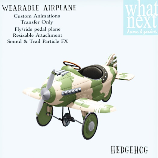 Wearable Airplane - Hedgehog