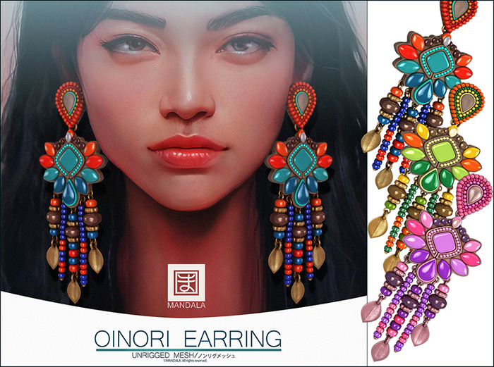 FAT PACK [MANDALA]OINORI-Earring-FAT ver.(wear me to unpack)