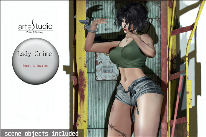 A.S. Poses & Scenery"Lady Crime"