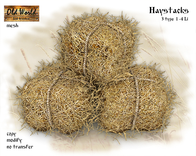 Haystacks v2 - Old World - Medieval / Rustic Farm