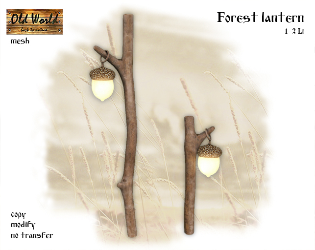 Forest lantern - Old World - Rustic Furniture
