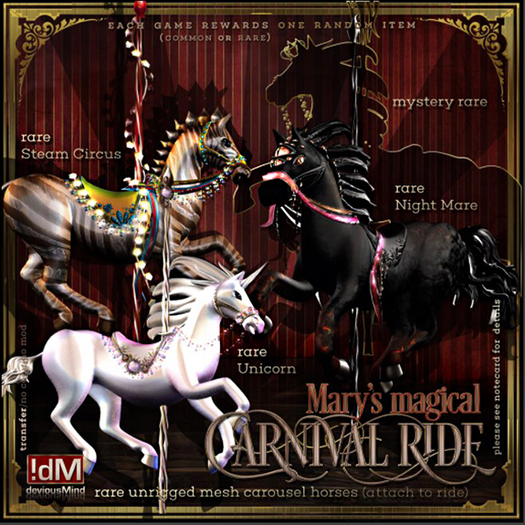 23 !dM deviousMind "CarnivalRide" **DEMON** (BOX) RARE