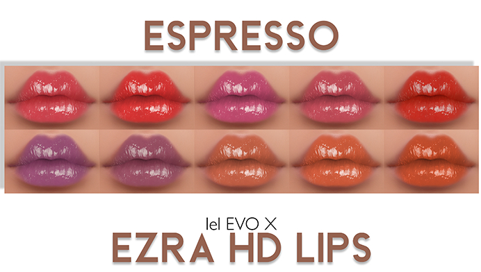 .espresso. Ezra HD Lips Lelutka EvoX 