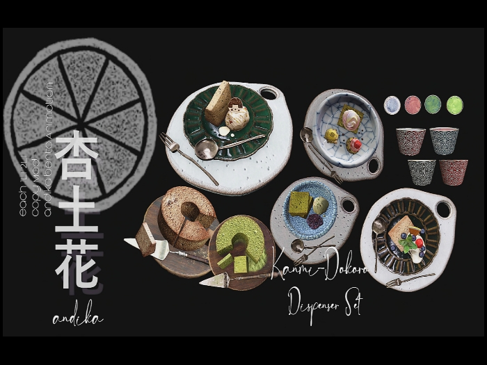 0-andika{Kanmi-Dokoro}Dispenser Set