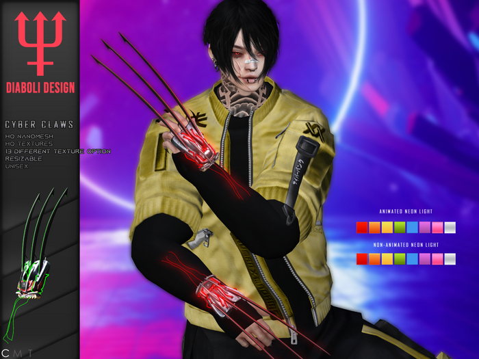 Second Life Marketplace - DIABOLI DESIGN - CYBER CLAWS