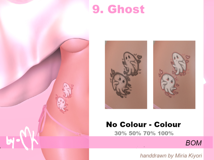 =MK= 9. Ghost - tattoo