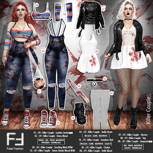 01. ::FF:: Killer Couple - Leather Jacket RARE