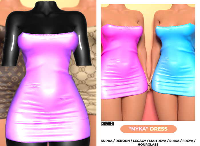 CAISHEN - "Nyka" Dress (Purple) [UNPACKER]