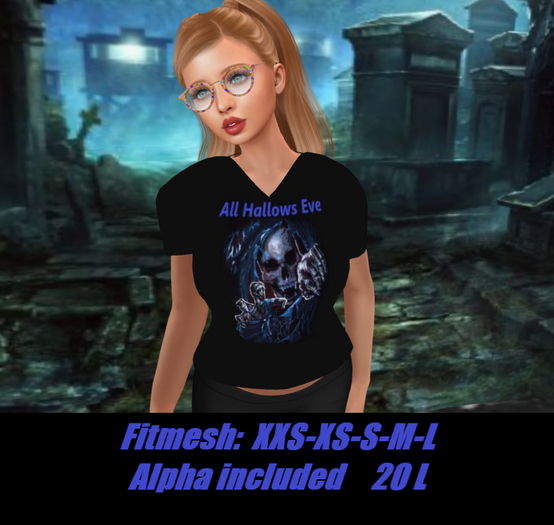 All Hallows Eve-Ladies V-neck T-shirt