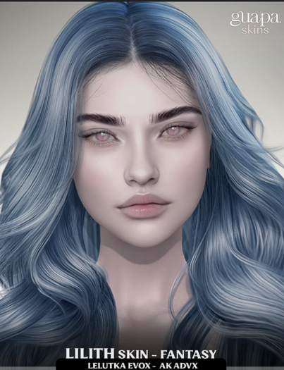 {Guapa} - Lilith Skin (LELUTKA EVOX) Grey Alien