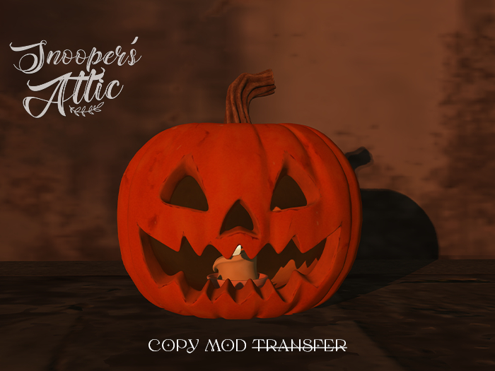 Snooper's Attic Mesh Pumpkin