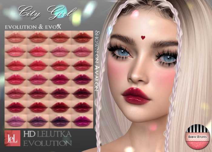 ~Shiny Stuffs~ Lelutka HD City Girl Gloss 