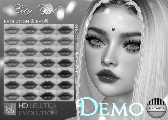 ~Shiny Stuffs~ DEMO Lelutka HD City Girl Gloss 