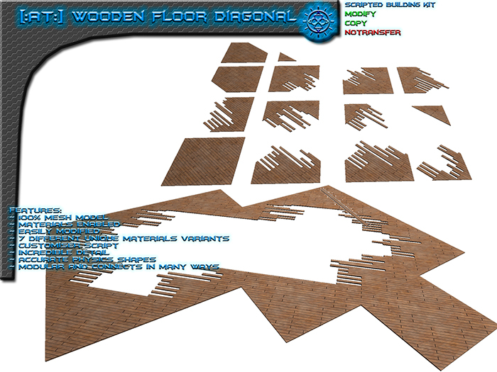 [:AT:] Wood Floor Diagonal