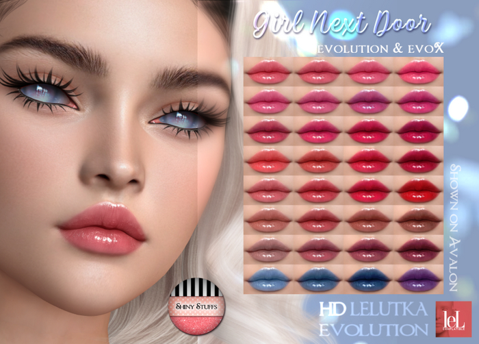 ~Shiny Stuffs~ Lelutka HD Girl Next Door Appliers 