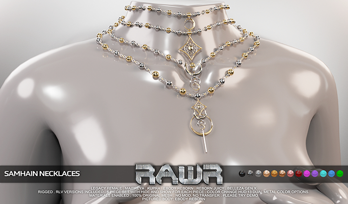 RAWR! Samhain Necklaces DEMO (add me)