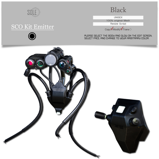 :::SOLE::: SCO Kit Emitter (Black)