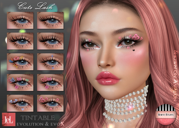 ~Shiny Stuffs~ Lelutka Cute Lash Appliers