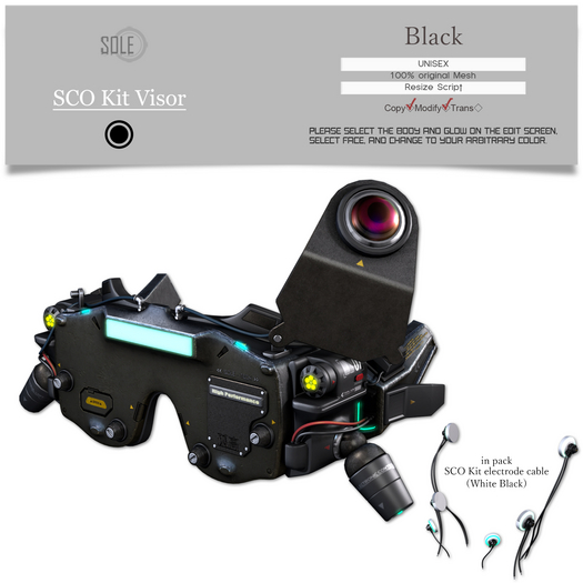 :::SOLE::: SCO Kit Visor (Black)