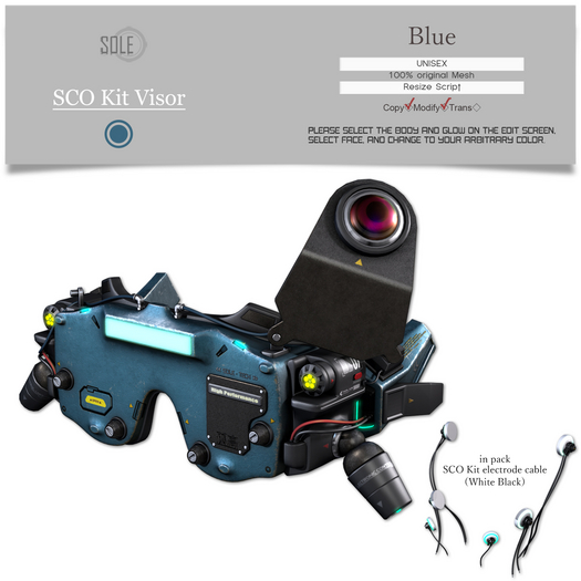 :::SOLE::: SCO Kit Visor (Blue)