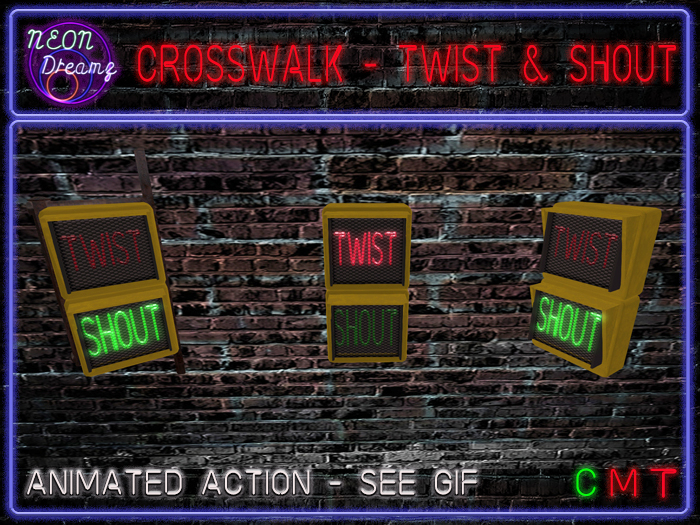 Neon Dreamz Crosswalk - Twist & Shout