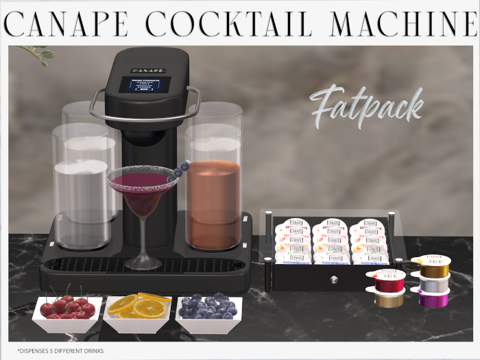 [Canape] Canape Cocktail Machine Fatpack