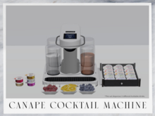 [Canape] Canape Cocktail Machine White