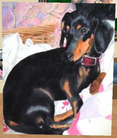 Chloe the Dauschund-modifiable