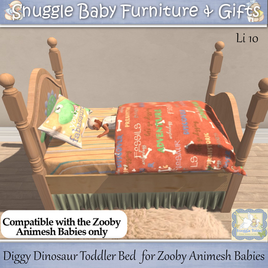 Diggy Dinosaur Toddler Bed For Zooby Animesh Babies