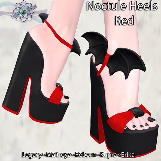 ~*MF*~ Noctule Heels ~ Red (Add or Rez)