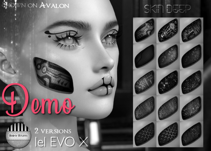 ~Shiny Stuffs~ DEMO Lelutka EvoX Skin Deep 