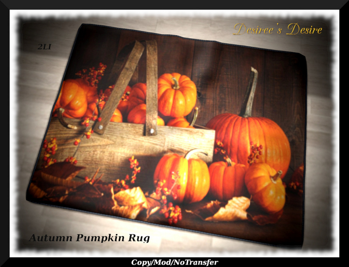 ::::Desiree's Desire:::: Fall Pumpkin Rug