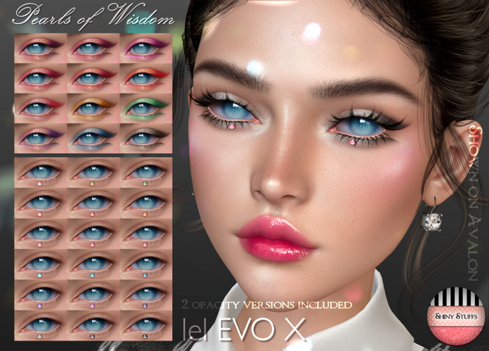 ~Shiny Stuffs~ Lelutka EvoX Pearls of Widsom 