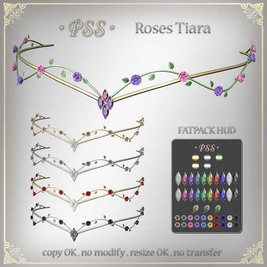 *PSS* Roses Tiara FATPACK (touch to unpack)