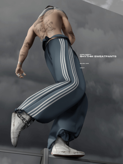 [Dope+Mercy]Rhythm Sweatpants_Pink (ADD)