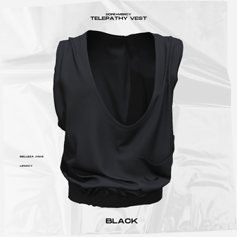 Second Life Marketplace - [Dope+Mercy]Telepathy Vest_Black (ADD)