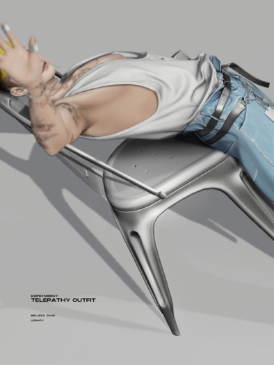 [Dope+Mercy]Telepathy Pants_Black (ADD)