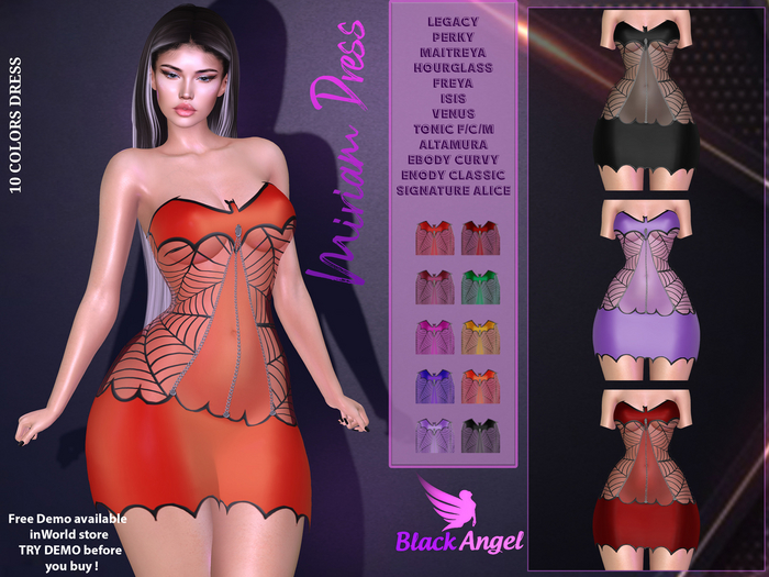 MIRIAM DRESS HALLOWEEN by BA Store v1 >>PROMO<<