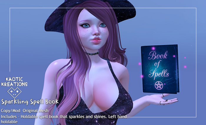 Kaotic Kreations - Sparkling Spell Book