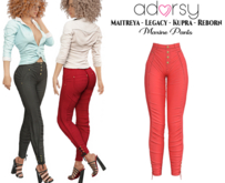 adorsy - Maxine Pants Red - Maitreya/Legacy/Kupra/Reborn