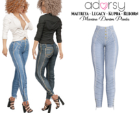 adorsy - Maxine Denim Pants Faded - Maitreya/Legacy/Kupra/Reborn