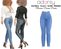 adorsy - Maxine Denim Pants Cornflower - Maitreya/Legacy/Kupra/Reborn