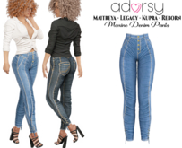adorsy - Maxine Denim Pants Blue - Maitreya/Legacy/Kupra/Reborn